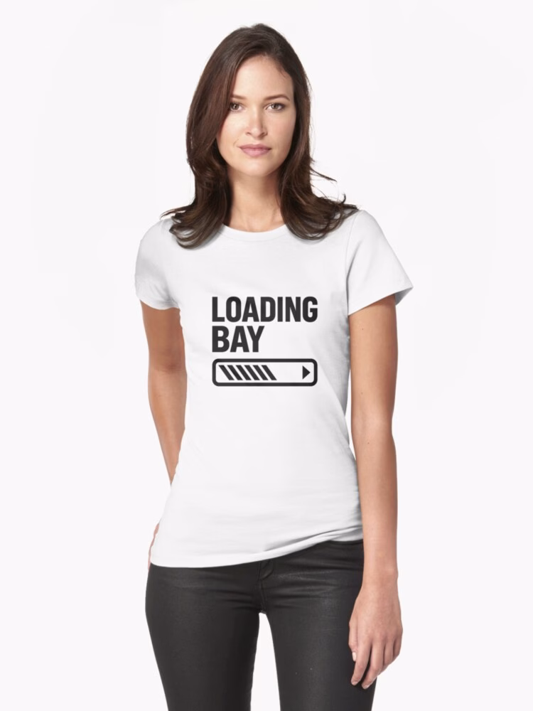 Womens Fitted T Shirt White